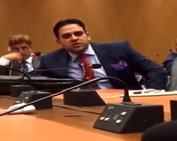 Publication: Mr. Junaid Qureshi (EFSAS) speaking at a Side-Event, during the 34th Session of UNHRC