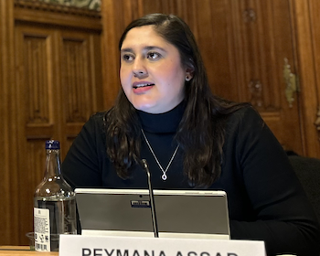 Publication: Peymana Assad speaking during EFSAS Conference in House of Commons